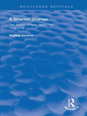 cover image of A Siberian Journey